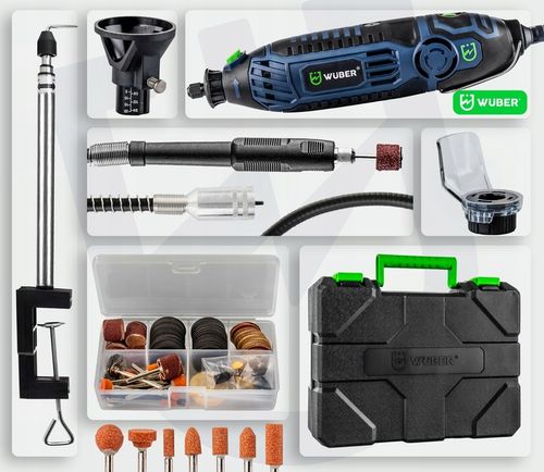 MINI SZLIFIERKA FREZARKA WIELOFUNKCYJNA + STOJAK + AKCESORIA ZESTAW na Arena.pl