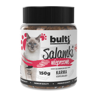 BULTI SALAMKI WIEPRZOWE DLA KOTA 150G - komplet