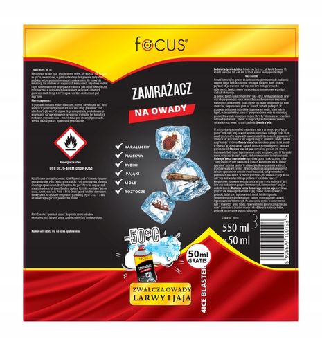 ZAMRAŻACZ na owady zwalcza larwy jaja pluskwy pająki karaluchy XXL na Arena.pl