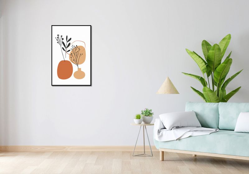Plakat 53x81cm Botaniczny Pastel zdjęcie 4