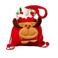 Świąteczna torba na prezenty na Halloween trzymająca torebkę z cukrem