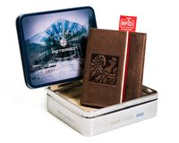 skórzany portfel męski z akcentem patriotycznym - peterson