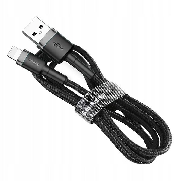 Baseus Nylonowy Kabel 2.4A 1M Do Iphone Lightning zdjęcie 2