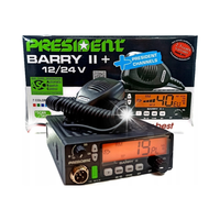 CB Radio AM / FM zmiana koloru USB VOX 12V / 24V - President Barry II+