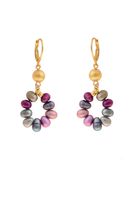 Kolczyki z kolorowymi perełkami (P22/ADA/01AU)