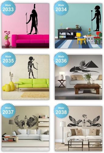 NAKLEJKA naklejki na ścianę EGIPT piramidy 100cm na Arena.pl