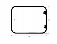 Szyba tylna JCB 505-20, 525-60, 527-58 332/G0480