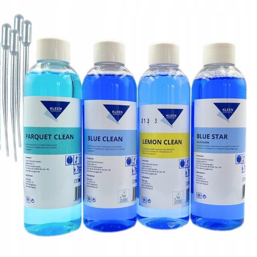 Zestaw 4 płynów do każdego robota mopującego myjącego podłogi uniwersalny na Arena.pl