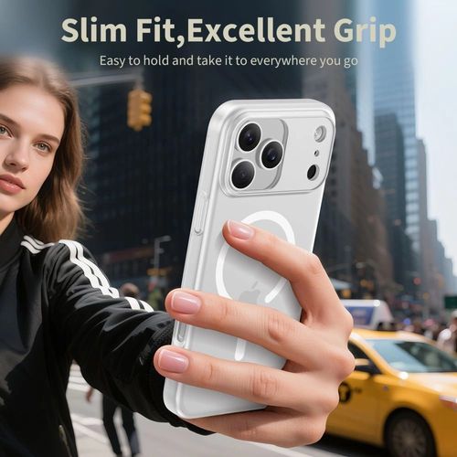 Etui Tech-Protect MagSlim MagSafe na iPhone 17 Pro Max - biały mat na Arena.pl