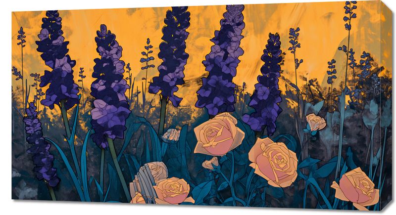 Obraz 90x50cm Złoty Ogród zdjęcie 1