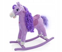 Koń na biegunach Milly Mally Princess fioletowy