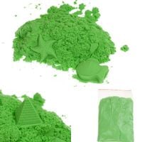 TG60132-3 PIASEK KINETYCZNY MAGICZNY 1KG PIASKOLINA KOLORY jasny ZIELONY