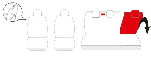 Seat Leon II 2005-2012 Pokrowce dopasowane na miarę na Arena.pl