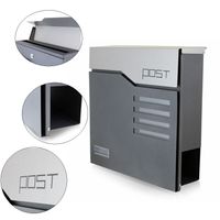 16444 Skrzynka pocztowa nowoczesna z okienkami na listy prase