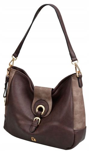 Lulu Castagnette torebka klasyczna na ramię czekolada na Arena.pl