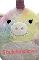 Squishmallows pluszowa maskotka jednorożec-świnka tye-dye