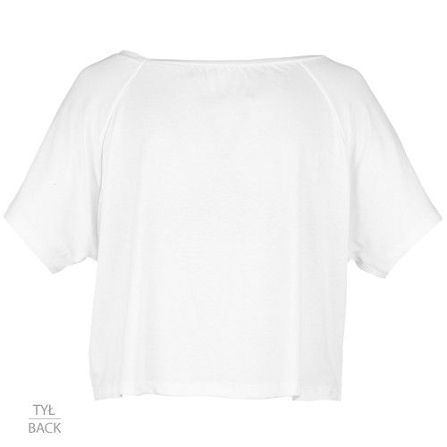 TOP REGLAN CROP EN/BIAŁY/ na Arena.pl
