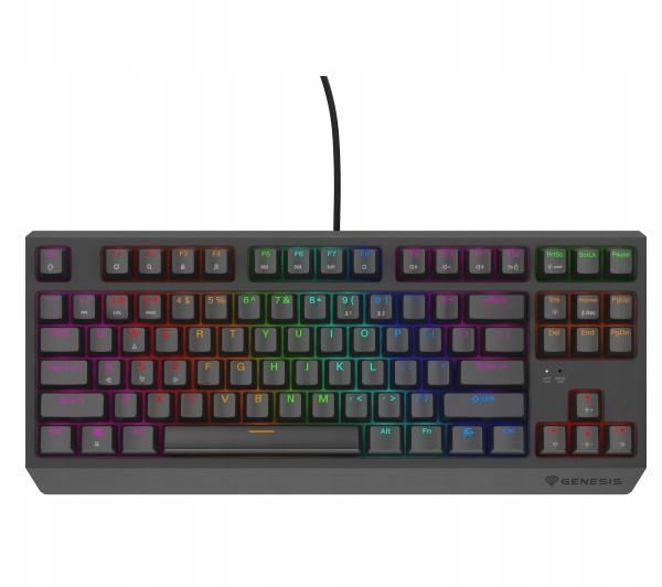 Klawiatura mechaniczna Genesis Thor 230 TKL Lite Outemu Red USB RGB zdjęcie 1