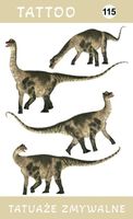 Tatuaże zmywalne Dinozaury