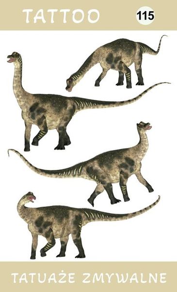 Tatuaże zmywalne Dinozaury zdjęcie 1