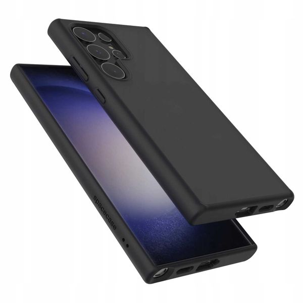 Spacecase Hybrid Case Galaxy S24 Ultra Black zdjęcie 4