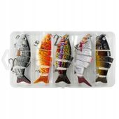 Wobler Przynęta WĘDKARSKA SZCZUPAK SUM Łamana Zestaw 5szt PUDEŁKO