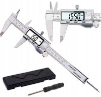 SUWMIARKA ELEKTRONICZNA CYFROWA METALOWA W ZESTAWIE ŚRUBOKRĘT FUTERAŁ 150mm