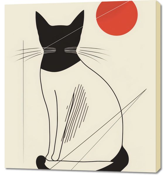 Obraz 90x100cm Czerwony Krąg zdjęcie 1