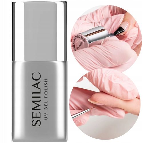 Semilac Base Baza EXTEND przezroczysty lakier hybrydowy do paznokci 7ml na Arena.pl