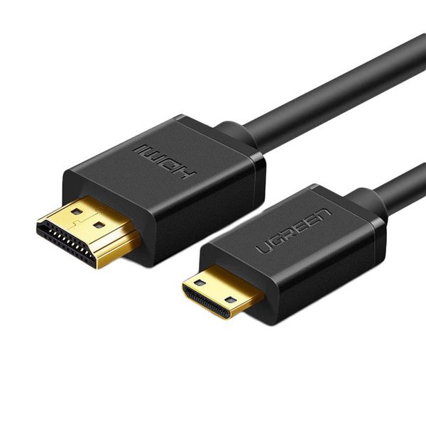 Kabel Mini HDMI - HDMI UGREEN HD108 1.5m (czarny) zdjęcie 1