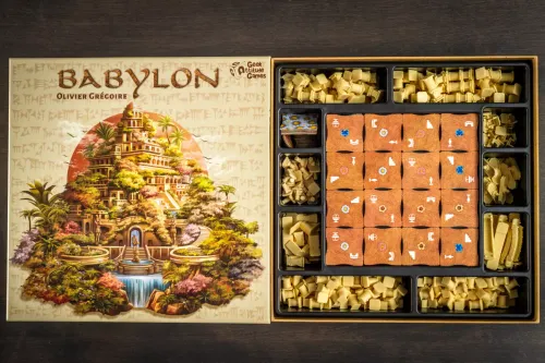Babilon - strategiczna gra planszowa - budowanie trójwymiarowego ogrodu na Arena.pl