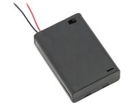 Pojemnik na baterie R6x3 III+pokrywka+przewód
