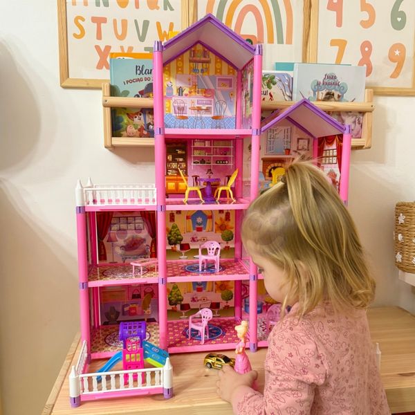 WOOPIE Mega Willa Domek dla Lalek LOVELY HOUSE 194 el. zdjęcie 11