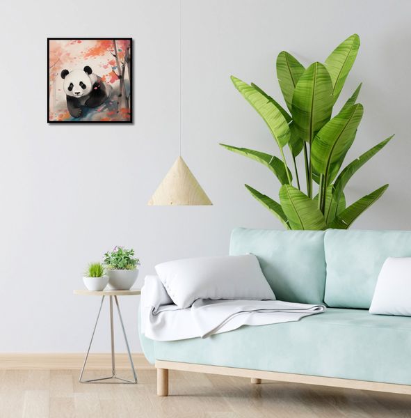 Plakat 40x40cm Panda wśród Klonów zdjęcie 4