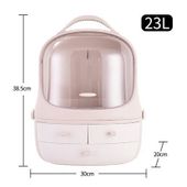 Toaletka Na Przybory Do Makijażu- Organizer  Wielofunkcyjny Różowy L L