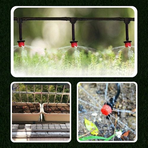 ZESTAW DO NAWADNIANIA KROPELKOWEGO SYSTEM DO KWIATKÓW ROŚLIN 25m + 24dysze na Arena.pl