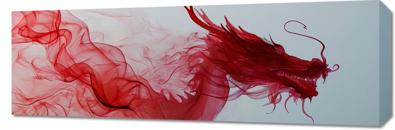 Obraz 90x30cm Smoczy Wzlot zdjęcie 1