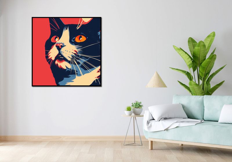 Plakat 100x100cm Szok zdjęcie 4