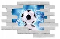 Naklejka samoprzylepna 3d piłka nożna dziura HIT!