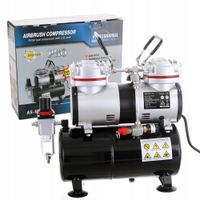 Kompresor z Butlą 3L 40 L/min AS-196 Dwutłokowy z Butlą 2-tłoki Fengda