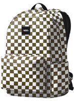 Plecak młodzieżowy Vans Old Skool Check - Olive brown