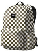 Plecak młodzieżowy Vans Old Skool Check - Olive brown