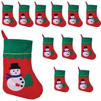 12 x SKARPETA ŚWIĄTECZNA NA PREZENTY BUT MIKOŁAJA SKARPETKA TORBA WOREK