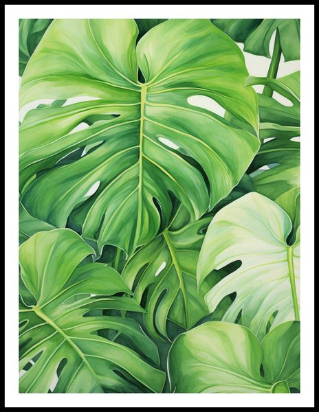 Plakat 60x80cm Tajemnice Liści zdjęcie 3
