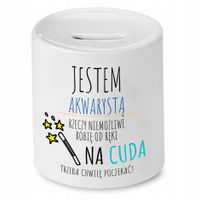 Dla Akwarysty Skarbonka Jestem Akwarystą Z Nadrukiem Ze Zdjęciem