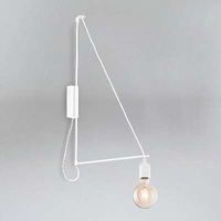 Kinkiet LAMPA ścienna KABE 9511 Shilo industrialna OPRAWA na wysięgniku loft biała