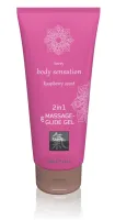 hot shiatsu żel do masażu i smarowania malina 200ml