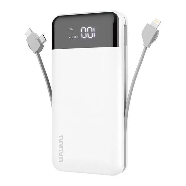 DUDAO POWERBANK 20000mAh DUŻA POJEMNOŚĆ + KABEL USB C LIGHTNING MICRO USB zdjęcie 5