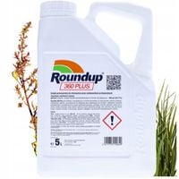 ROUNDUP 360 PLUS 5L RANDAP ŚRODEK NA CHWASTY PREPARAT NA CHWASTY