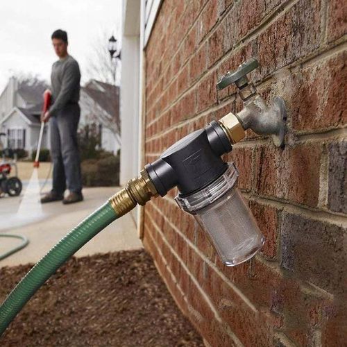 UNIWERSALNY FILTR WODY DO KRANU MYJKI MAUZERA INSTALACYJNY 3/4” PIACH na Arena.pl